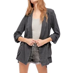 Free People Cotton Blazer